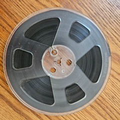 Unbranded 7 Inch Hard Plastic Reel Made in USA Tape Content Unknown