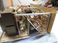Knight KG-250 Integrated Stereo Tube Amplifier Tested Working 12AX7 6BM8 Nice