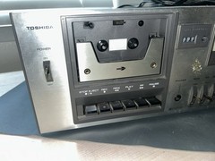 Toshiba PC-2460 Stereo Cassette Deck -Tested Working Vintage Japan