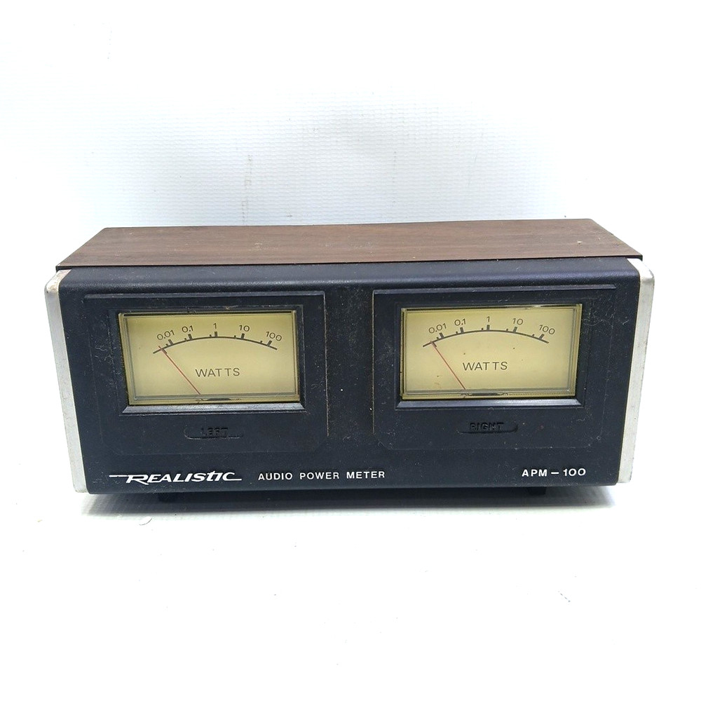 Vintage Realistic APM-100 Audio Power Meter 42-2100 Radio Shack UNTESTED