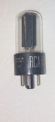 1x TV7B/U RTEST Factory NOS++ BAL. 1959 RCA 5Y3GT BLACKPLATES Lrg ‘D’ Gtr Tube