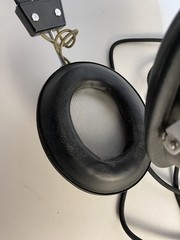 Vintage Sony DR-5A Stereo Headphones Over Ear 1960s Hi-Fi Working