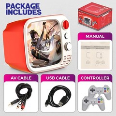 Streetstylezwear Tiny Arcade Tv 3.5 Mini – Two Player Playable Tv W/ Real