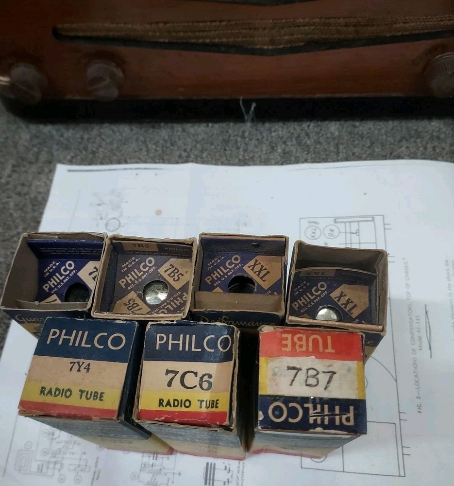 Full Set Tubes For Philco 42-335