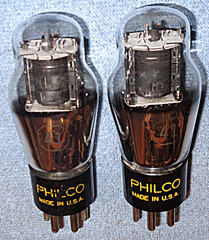 2 Philco Type 41 Vacuum Tubes – 1940’s Audio Pentodes for Vintage AM Radios