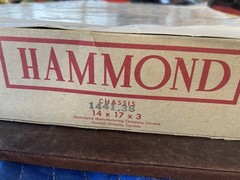 Vintage Hammond Metal Project Box Enclosure 1441-38 NOS 14” x 17” x 3”