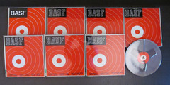 LOT (8) VINTAGE NEW BASF LP 35 LGS 35 18/540 Reel Tape 7″ 1800ft FACTORY SEALED