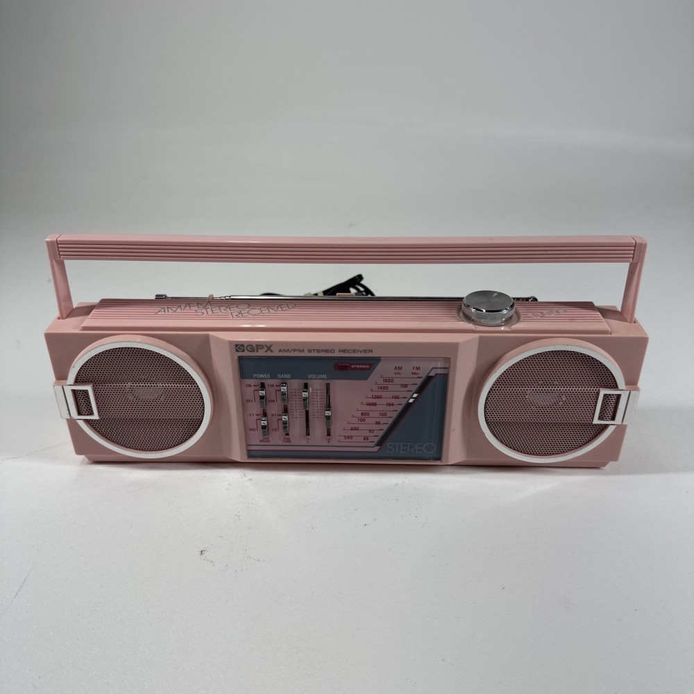 Vintage 80s GPX Grand Prix Model A275R AM/FM Stereo Receiver Pink Tested