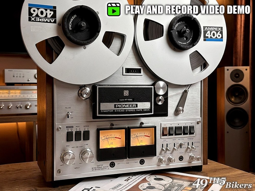 Pioneer RT-1020L Reel to Reel Pro 2/4 Channel Full Serviced + 30-Day Guarantee