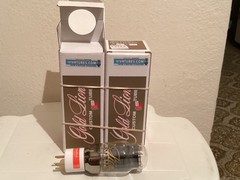 2A3 New Matched Pair Genalex Gold Lion PX 2A3 Gold Plated Grid Power Tubes