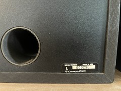 Cerwin Vega L-7 Shelf System Speakers – 8 Ohms 75 Watts Made In USA – WORKS!!!
