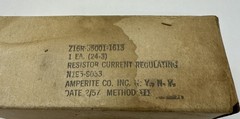 (1) Vintage AMPERITE BALLAST TUBE. (24-3) Resistor Current Regulating Filament ✅