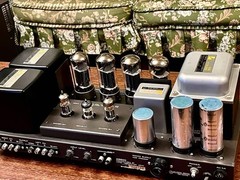 LUXMAN A3600 Tube Power Amplifier Tested Working w/ 2 Spare Tubes 100V
