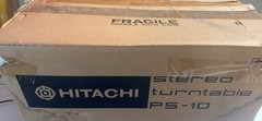 Hitachi Turntable Model PS-10 Semi Automatic In Excellent Condition Original Box