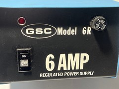 Vintage GSC Model 6R 6AMP Regulated Power Supply 13.8V DC #A
