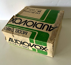 Audiovox Vintage 8Track Player C-980 w/ Box. Radio Works, 8 Track Doesn’t. READ