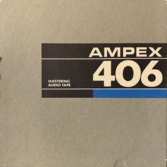 Ampex / Quantegy 406, 1/2″ Width Reel Tape, SP, 10″ Pancake, 2500 ft, Baked & Re