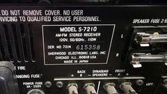 Sherwood S-7210 AM/FM Stereo Receiver