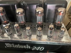 McIntosh MC240 Stereo Tube Power Amplifier Vintage