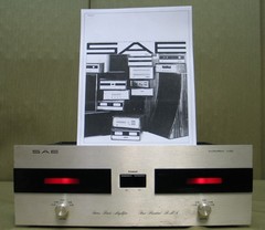 SAE Mark IIIC Vintage Monster Stereo Power Amplifier ( Fully Tested & Recapped )