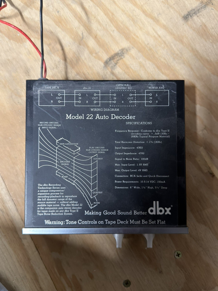 dbx Model 22 Auto Decoder