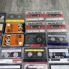 Lot of 38 Used Cassettes Mixed Lot Sony TDK BASF Pro II Chrome Realistic Type I