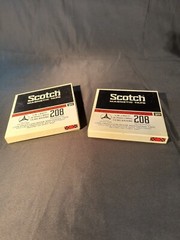 Scotch Magnetic Tape 208 Professional 1/4” x 600ft 3M New Old Stock – Lot of 2