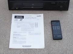 VTG Pioneer CLD-D503 LaserDisc CD w/ Remote & Manual Working w/ Issue READ!