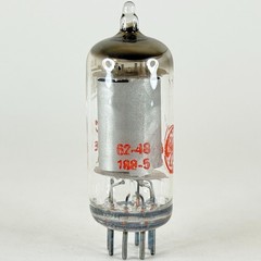 (1) Tested GE 6AK6 Tube Red Letters with Box Code 62-48 General Electric Pentode