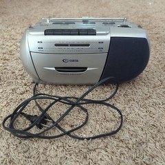 Curtis Radio & Cassette Tape Player Recorder Electric & Battery Operated
