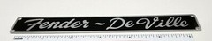 Fender DeVille Amplifier Badge Custom Made Aluminum