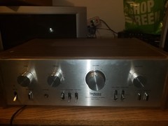 Vintage Technics SU-7100, 35W Stereo Amplifier, 1978 For Parts Or Repair