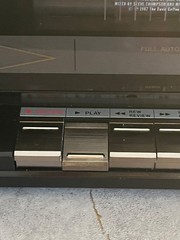 AIWA AD-S10 Vintage 1980s Single Stereo Cassette Deck Tested Works