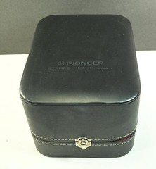 Vintage Pioneer SE-50 2-Way Stereo Headphones In Hard Shell Case Exc