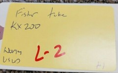 The Fisher Stereo Master Control Tube Amplifier Preamplifier Pre-Amp KX-200
