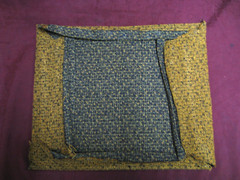 VTG HiFi radio Speaker grill Cloth 13×13.5″ Rectangular(18×17.5) brownish orange