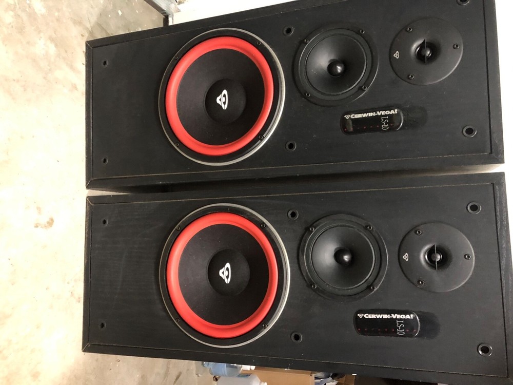 Used pair of Cerwin- Vega ls-10 floor speakers