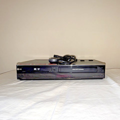 LG RC897T DVD/VCR Recorder 4-Head Hi-Fi HDMI 1080p Tested Works w/ Power Cord