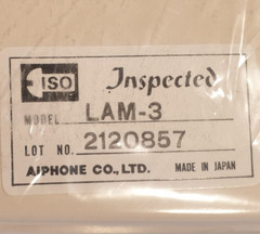 AIPHONE Model LAM-3 Analog Audio-Only Master Station Intercom Vintage NEW in Box