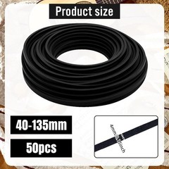 50PCS For Cassette Player Recorder Repair Replacement Square Rubber Drive Belt