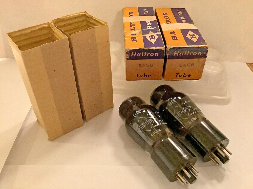 ( 2 ) Haltron EL33 6AG6 Vintage Vacuum Tube NOS (UK) Valve Possible GEC Brimar