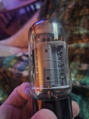 Matched Quad (4) GE 8417 Vacuum Tubes High Power Output Tube Tests Very Strong