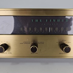 Vintage Fisher FM-50 Stereophonic Tube Tuner Serviced Radio Reciever