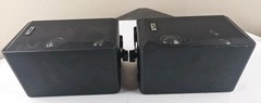 2 KLH Speakers 403A 3-Way 40 W Indoor/Outdoor Linear Dynamics With Wall Brackets