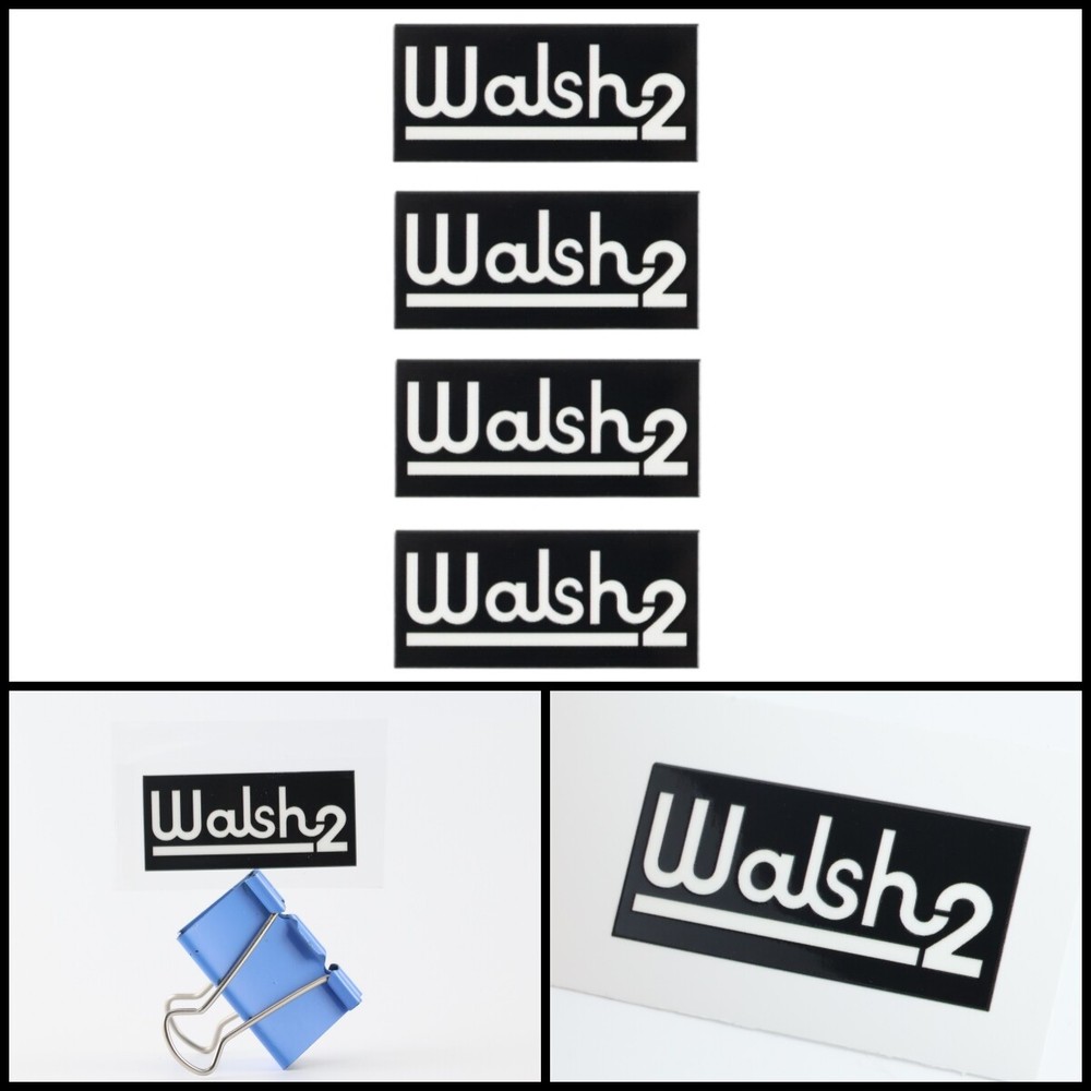 OHM Walsh 2 Speakers logo badge Sticker Decal waterproof 52mm(2.04″)X23mm(0.90″)