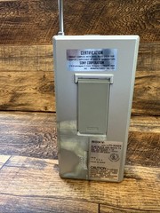 VINTAGE SONY VOYAGER WATCHMAN PORTABLE ANALOG TELEVISION HAS SOUND AND PICTURE