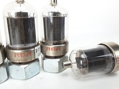 6146B/6883B RCA AND GE TEST NOS LOT OF 5 VACUUM TUBES