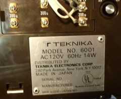 ** Vintage – TEKNIKA – Early (1978) – ELECTRONIC REMOTE CONTROL w Orig Box – W@W