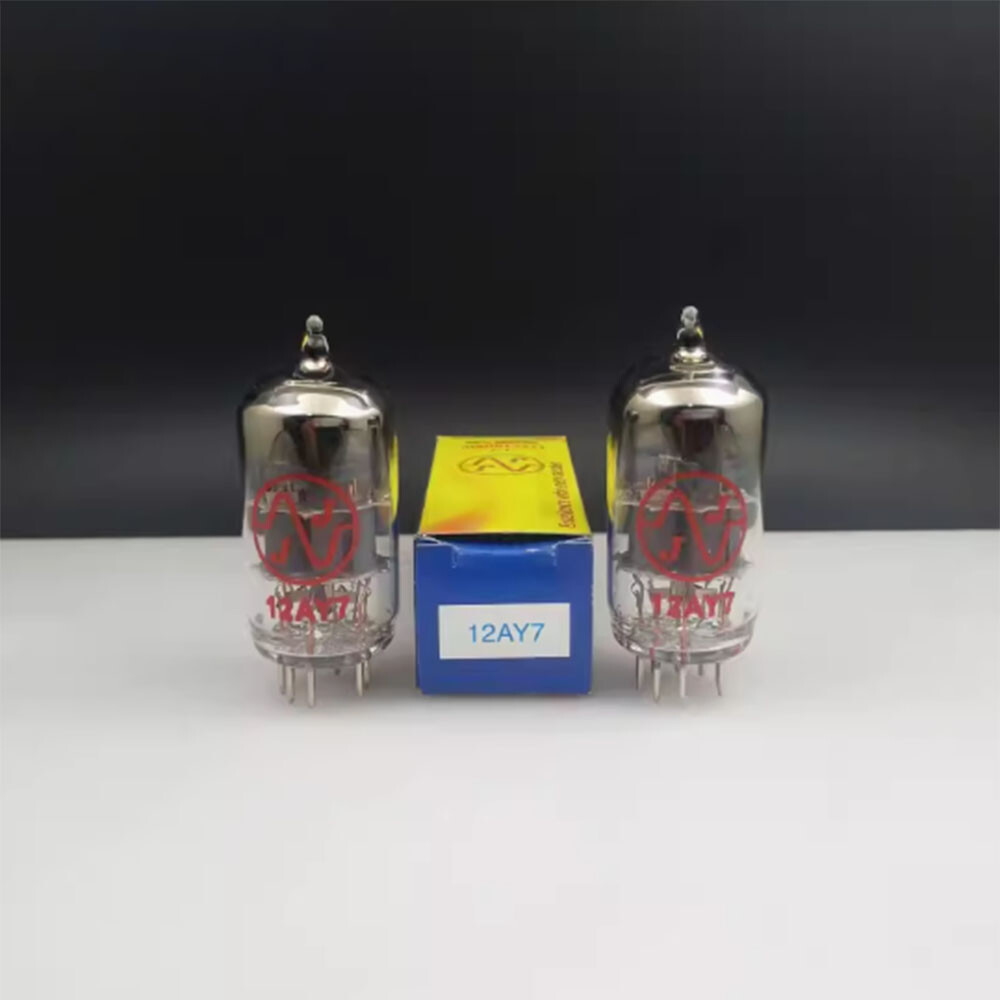 2pcs matched Audio Valve Vacuum Tube Slovakia JJ 12AY7 Silver plated pin