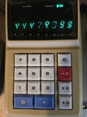 Vintage Sharp EL-8 Calculator Comes With EL-81 Power Supply Read Description
